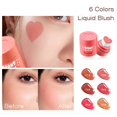 thumbnail image 4 of Coussin en Forme de Cœur, Tampon Liquide Joues Rouge, Maquillage Nourrissant, Réparation du Teint, Cosmétiques, Éclaircissant, Maquillage Fard à Joues Blanc, 4 of 9