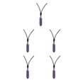 thumbnail image 3 of Transemion Handmade Clear Quartz Crystal Necklace Energy And Elegance Master StoneAdjustable Amethyst 5Set, 3 of 6
