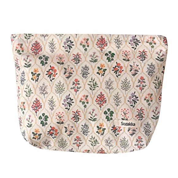 EIMELI Floral Cosmetic Bag Casual Women Make Up Pouch Organizer Pouch (pattern two)