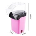 thumbnail image 3 of matoen Hot Popcorn Popcorn Maker, Electric Popcorn Maker, With Measuring Spoon, Quick Popcorn, Oil Free, Good For Watching Party Movies Use Gift, 3 of 9