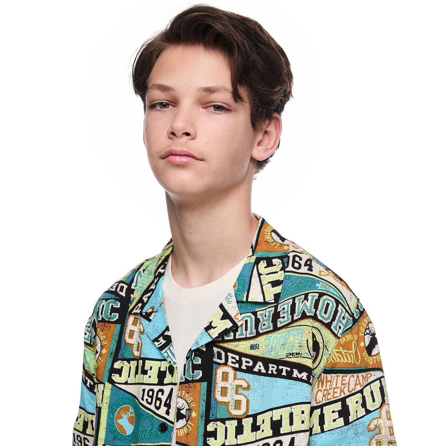 Jackson Boys' Short Sleeve Resort Shirt