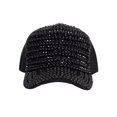thumbnail image 2 of Top Headwear Casquette de Baseball Bling en Perles et Strass - Noir, 2 of 2
