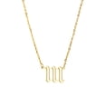 thumbnail image 1 of letairis Collier Pendentif en Forme de Chiffre pour Style Polyvalent à la Mode et Polyvalent 111 Or, 1 of 6