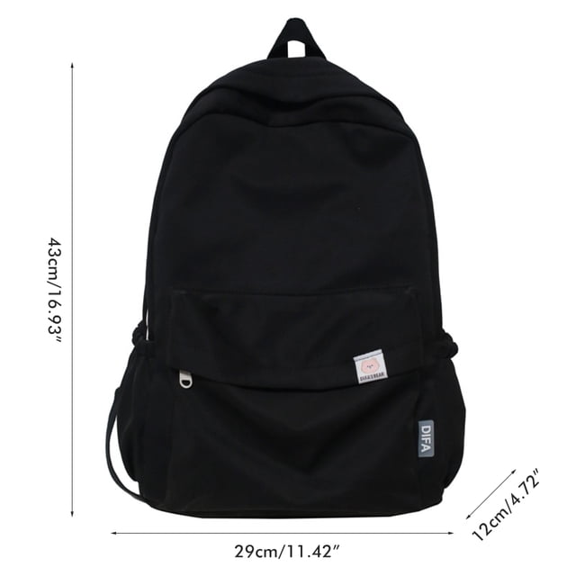 Sac à dos en couleur Sac à sac à dos casual Sac à dossier en couleur mignon Sac à Dosseret en couleur léger Grande capacité Livre étudiant Sac à main sac à main en plastique pour voyage extérieur