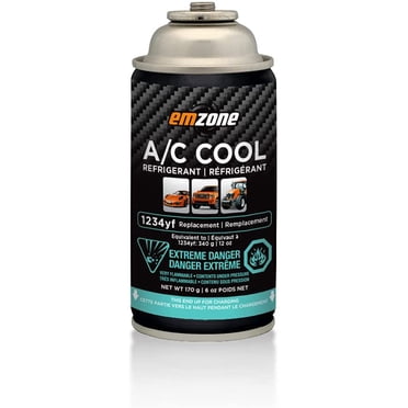 Emzone® Réfrigérant Froid A/C 1234yf de Remplacement Canette 6 Oz