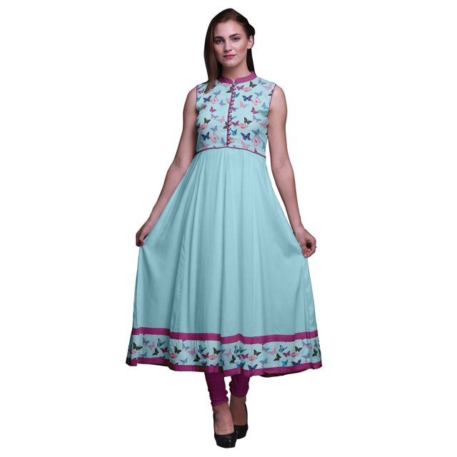 Bimba Robe à Manches Retroussables pour Femmes à Imprimé Papillons, Col Mandarin, Chemise Boutonnée - Xxx-Grand