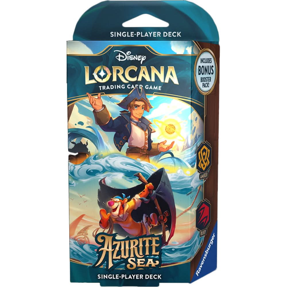 DISNEY LORCANA AZURITE SEA DECK de Départ - Ambre/rubis