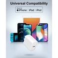 thumbnail image 3 of For Apple I Phone Charger 4 Pack 3 Ft Lighting cable and 20W PD Adapter plug compatible for 14/ 14 pro/ 13/13 Pro Max/12/12 Pro/12 Max /11/ 11 Pro/11 max /X /8/8 Plus/7/ 7 plus/6/6S/6 - 4 pack, 3 of 5