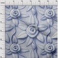 thumbnail image 3 of oneOone Velvet Grayish Purple Fabric Florals Craft Projects Decor Fabric Printed By The Yard 58 Inch Wide, 3 of 4