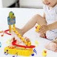 thumbnail image 4 of Electric Duck Climbing Stairs Toy Set Duck Roller Coaster Toy Duck Race Track Toy Electric Duck Climbing Stairs Toy Set For Kids Duck Roller Coaster Toy Set With Music And LED, 4 of 8