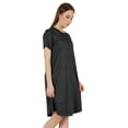 thumbnail image 2 of Inkmeso Robe T-Shirt d'Été Décontractée Unie pour Femmes, Coupe Ample, Tunique à Manches Courtes, Robe de Nuit, 2 of 7