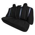 thumbnail image 1 of FH Group 2017-2024 Tesla Model 3 Faux Leather Custom Fit Car Seat Covers Black Rear Set, 1 of 4