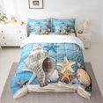 thumbnail image 2 of YST Summer Beach Theme 7-Piece Comforter Set, Ocean Animal Bedding, Full Size, 2 of 4