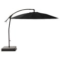 thumbnail image 4 of HOMETRENDS 10 ft. Round Offset Shanghai Patio Umbrella with Base, Meteorite, 4 of 6