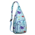 thumbnail image 1 of Nautical Night Sea Creatures Backpack - Glow-in-the-Dark Shark & Dolphin, 1 of 4