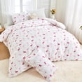 thumbnail image 2 of Hitime Queen Duvet Cover Set, Soft & Breathable Microfiber 3 Pieces Queen Bedding Sets, Pattern Queen Comfy Duvet Cover Set, with Zipper Closure (Queen), 2 of 8