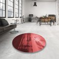 thumbnail image 4 of Ahgly Company Tapis Rectangulaire Lavable en Machine Intérieur Transitionnel Rouge Canneberge, 3 Pieds x 5 Pieds, 4 of 7