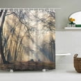 thumbnail image 1 of EGNMCR Rideaux, Rideaux pour Chambre Rideau de Douche Imprimé Polyester et Anti-Moisissure Salle de Bain et Rideau de Séparation Anti-Moisissure 150X180CM un Rideau, 1 of 2