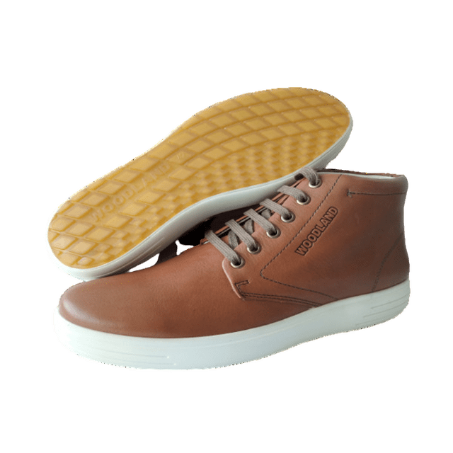 Original Woodland Men's Rusty Brown Fashion Sneakers (#2519117_Rust Brown)