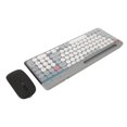 thumbnail image 1 of 2.4G  Keyboard Mouse Set, Compact Desktop Gaming Keyboard And Mouse, Retro Keyboard With Round Keycaps Small Mouse For PC Laptop For, 1 of 8