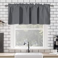 thumbnail image 1 of Valance Curtain For Kitchen Black Out Window Curtains For Living Dining Room Window Valance 57×18inches, 1 of 8