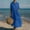 Blue, variant on Xdegoge Linen Button Down Shirt Dress for Women Short Sleeve Pleated Maxi Dress Casual Loose Fit Cotton Feeling Tunic Flowy Long Sun Dress Bohemian Style Everyday Wear Summer Kaftan