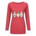 thumbnail image 3 of QIPOPIQ T-Shirts à Manches Longues pour Femmes à Col Rond T-Shirts de la Saint-Patrick Tunique Shamrock T-Shirt Imprimé T-Shirt Vert Chanceux T-Shirts de la Saint-Patrick T-Shirt à Col Rond T-Shirts de Fête Offres, 3 of 5