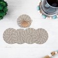 thumbnail image 3 of 4 PC Round Wave Braided Coaster, 3 of 4