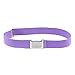 thumbnail image 2 of Ceinture Élastique Ajustable pour Enfants avec Boucle Carrée Argentée - Lavande, 2 of 4
