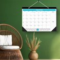 thumbnail image 4 of Chmadoxn Calendriers Calendrier 2025 Version Anglaise Compte à Rebours de 18 Mois Calendrier de Bureau en Anglais Calendrier de Bureau, 4 of 7
