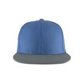 thumbnail image 2 of Top Headwear Flat Bill Adjustable Snapback Cap - Light Blue/Grey, 2 of 2