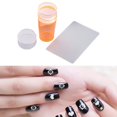 thumbnail image 3 of HILABEE Transparent Nail Stamper Scraper Set Nail Stamping Tool No Misplacement Nail Art Orange, 3 of 9