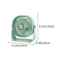 thumbnail image 3 of Boovnll Desk Fan, Adjustable High Speed USB Rechargeable Table Fan Lightweight Compact Quiet Small Fan for Home, Bedroom, Office, Travel, Camping, RVs, Summer Gift, Mini Fan - Fan, 3 of 6