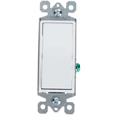 SHOWERORO 1Pack Lamp Switch Electrical Light Switch for Electricians with Rectangular Design