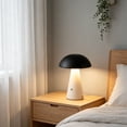thumbnail image 4 of Birdeem Lampe de Table Champignon Rechargeable, Lampe de Chevet à DEL à Intensité Réglable, Veilleuse d'Ambiance Sans Fil, Lampe de Bureau à Commande Tactile pour Salon, Chambre et Chambre de Bébé, 4 of 6