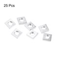thumbnail image 2 of Unique Bargains Carré Écrous, M4x7mmx2mm Zingué Métrique Gros Fil Assortiment Kit, 25pcs, 2 of 5
