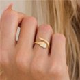 thumbnail image 3 of kurtrusly Rock Fashion Scene Adjustable Snake Shape Ring Premium Shine And Bright Colour Fashion Snake Ring, 3 of 6