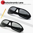 thumbnail image 3 of Lunettes de Soleil Photochromiques Hommes Protection UV400 Lunettes de Sport Extérieures, 3 of 8