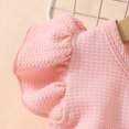 thumbnail image 4 of WEIYLL Outfits For Girls Long Sleeve Princess Floral Dress Ruffles Coat Tops Headbands Red Clothes Suit Size 9M, 4 of 6