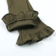 thumbnail image 4 of EDFBUYKRS Pantalon Évasé Taille Haute Élastique Fille Décontracté Long, 4 of 4