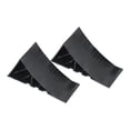 thumbnail image 1 of 2 Pcs Cales de Roue Robustes Accessoires de Voiture Remplacement Caoutchouc Professionnel 22x9x11cm Noir, 1 of 8