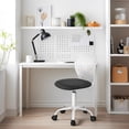 thumbnail image 3 of Homy Casa Boys' Girls' Swivel Study Chair with Pink Fabric Seat and Adjustable Height, 3 of 10