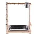 thumbnail image 2 of lionlar Cages Parrot Stand Climbing Playground with Feeders, 2 of 9