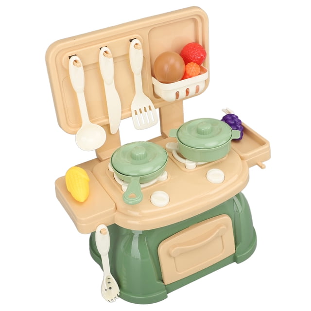 Kids Kitchen Playset Detachable Interactive Parts Complete Set of Pretend Cooking Toys for Girls