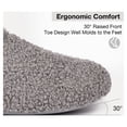 thumbnail image 3 of HomeTop Women's Fuzzy Curly Fur Memory Foam Loafer Slippers with Polar Fleece Lining, 3 of 6