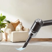 Suncoda Plastic Vacuum Cleaner, Handheld Vacuum Hand Vacuum Car Vacuum Cleaner with 3000Pa Powerful Suction Wet Dry Use Portable and Rechargeable