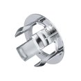 thumbnail image 4 of Unique Bargains 6Pack 24mm Sink Trim Overflow Cover Ring Hole Insert in Round Caps Silver, 4 of 5