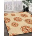 thumbnail image 3 of Ahgly Company Machine Washable Indoor Square Transitional Orange Area Rugs, 8' Square, 3 of 7