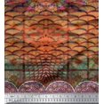 thumbnail image 3 of Soimoi Rayon Fabric Mandala Panel Printed Craft Fabric by The Yard 56 Inch Wide, 3 of 5