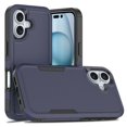 thumbnail image 1 of [PST] iPhone 16 Hard Case, Dual Layers Heavy Duty Rubber Armor Bumper Hard Case Cover, 1 of 5